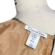 Oscar de la Renta designer label size 0
