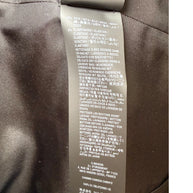 Saint Laurent green tweed jacket interior Made in France label detail