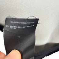 Saint Laurent Spring Summer 2014 black blouse composition label showing 100 percent silk
