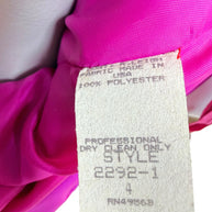 Original Victor Costa care label showing style number 2232-1