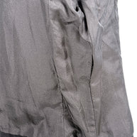 Interior Chanel jacket lining detail showing loose threading and stitching noted in condition description